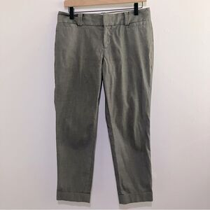 Banana Republic Martin Fit Pants Women Size 6 Grey Straight Leg
